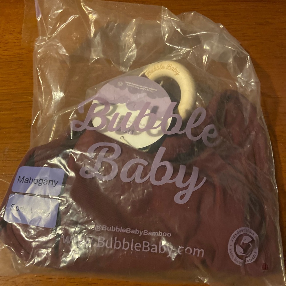 Bubble Baby Mahogany Sprig Quilted Lovey